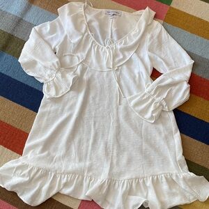 Cute White Flowy Dress